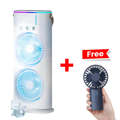 zappcart Portable Air Cooler With Free Hand Fan