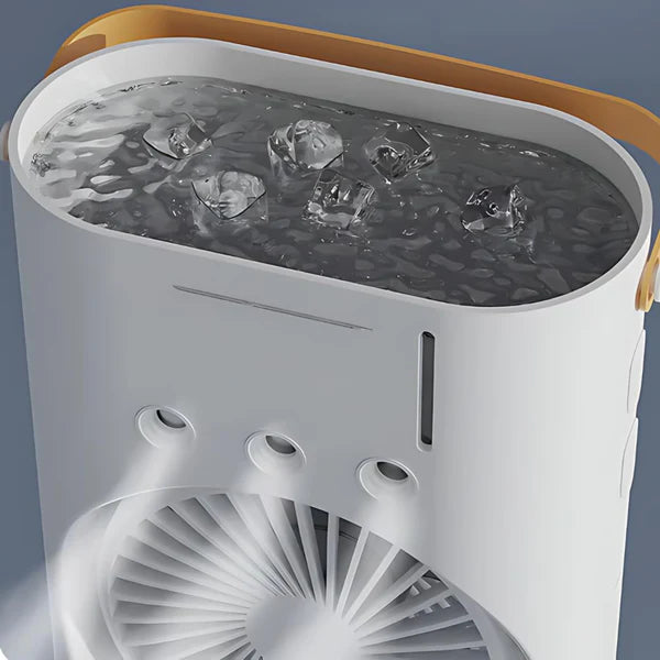 zappcart Portable Air Cooler With Free Hand Fan