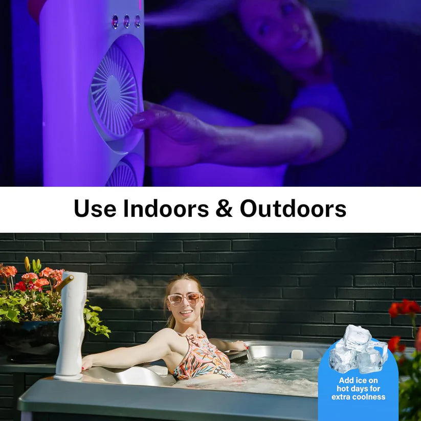 zappcart Portable Air Cooler With Free Hand Fan